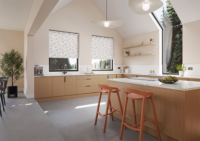 Daphne, Vermillion - Roller Blind - Image 7